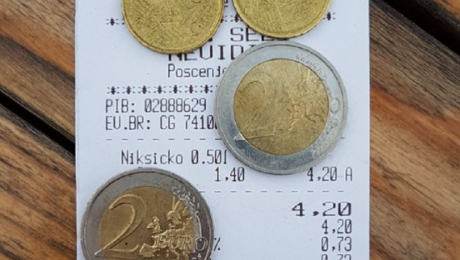 Napojnica, jedan cent