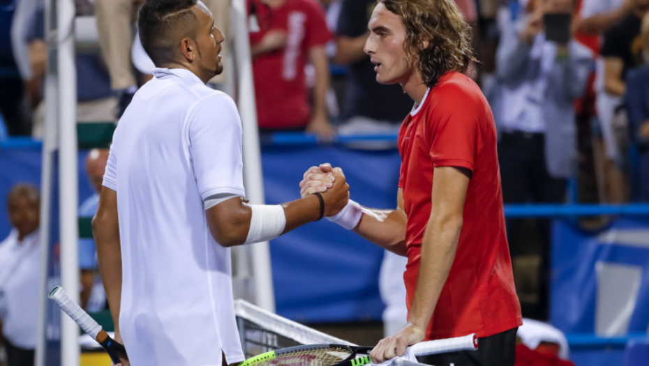 Nik Kirjos i Stefanos Cicipas Vašington