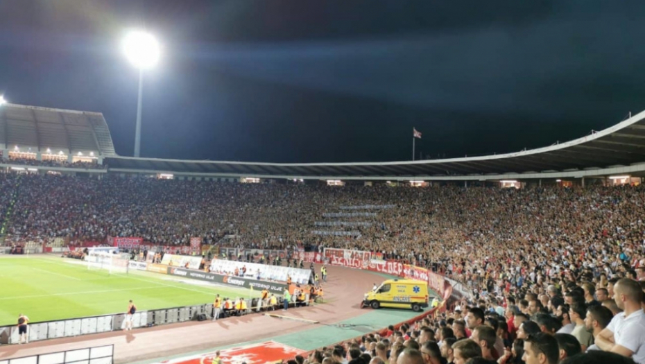 Delije transparent Crvena zvezda - kopenhagen