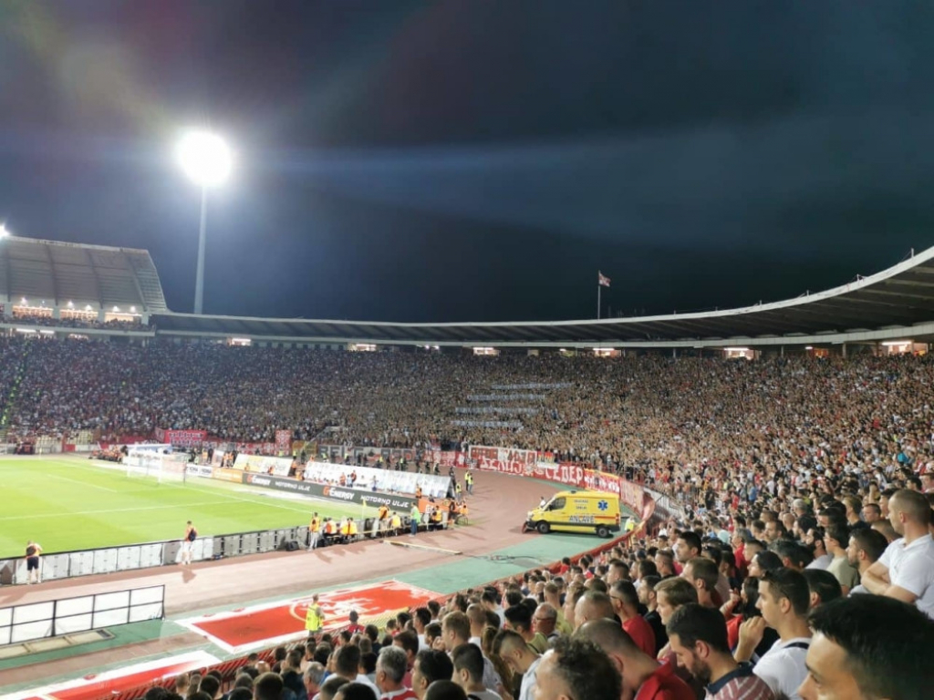 Delije transparent Crvena zvezda - kopenhagen