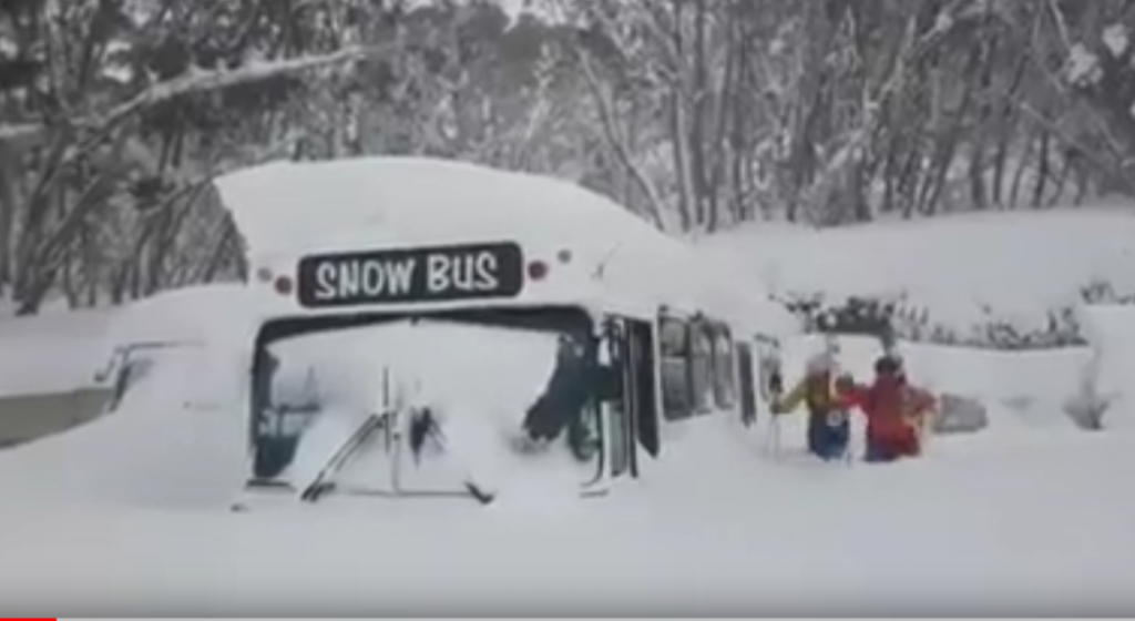 Australija, sneg 