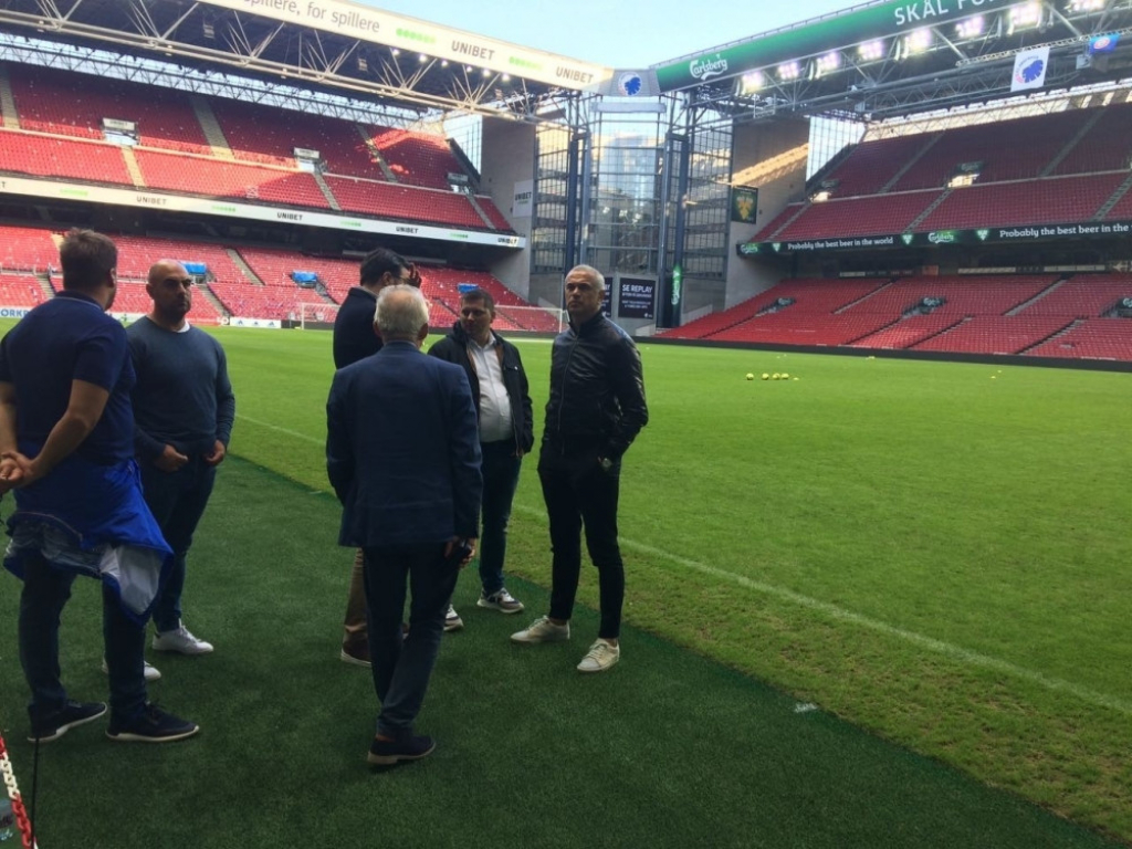 Prvi trening Crvene zvezde u Kopenhagenu