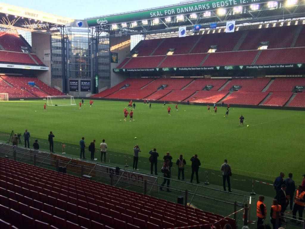 Trening Crvene zvezde u Kopenhagenu