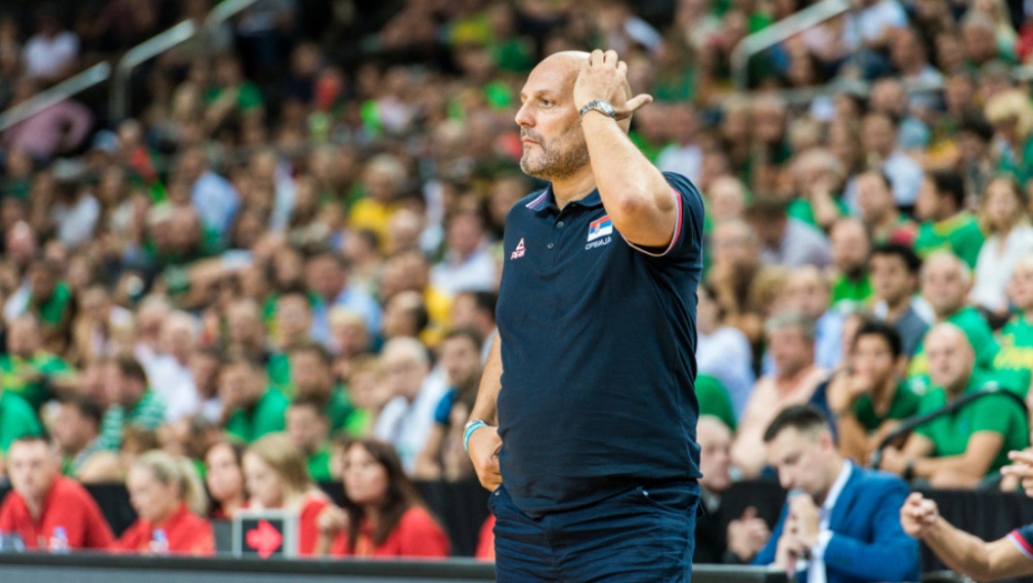 Aleksandar Đorđević na meču u Kaunasu