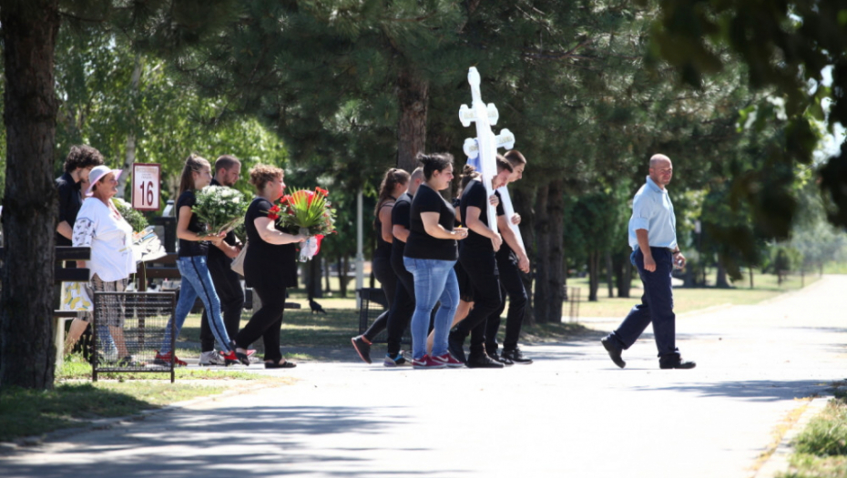 Anđela Mančić, Miloš Stanojković, sahrana