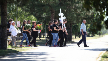 Anđela Mančić, Miloš Stanojković, sahrana