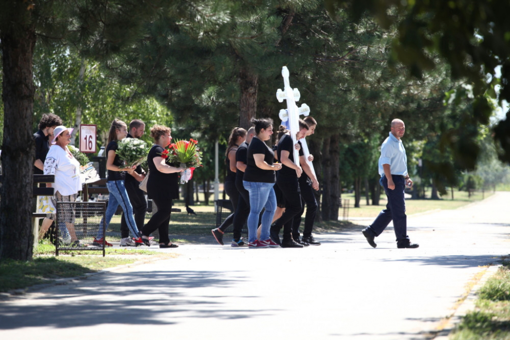 Anđela Mančić, Miloš Stanojković, sahrana