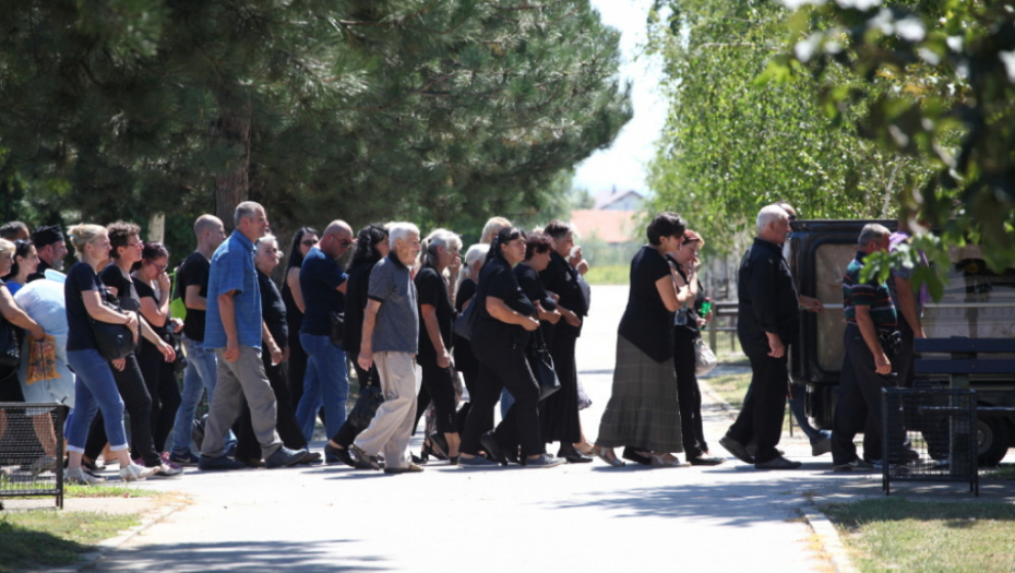 Anđela Mančić, Miloš Stanojković, sahrana