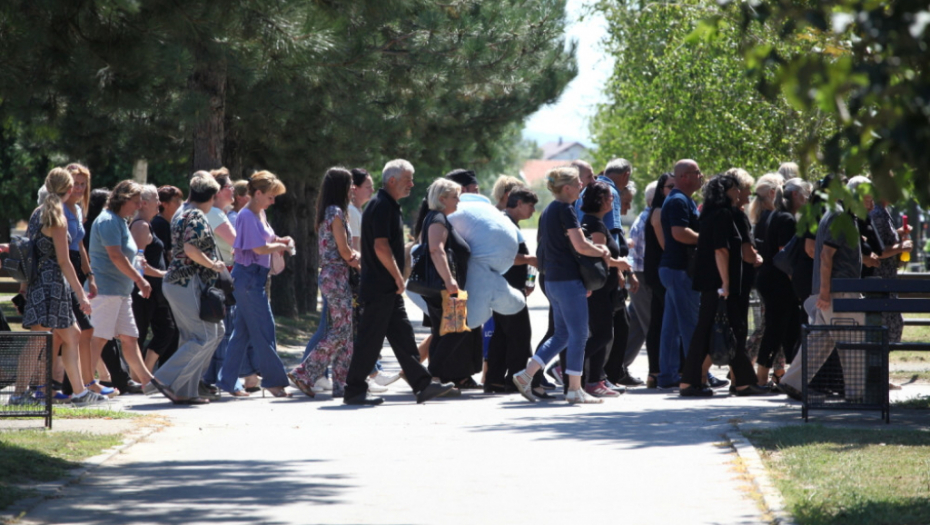 Anđela Mančić, Miloš Stanojković, sahrana