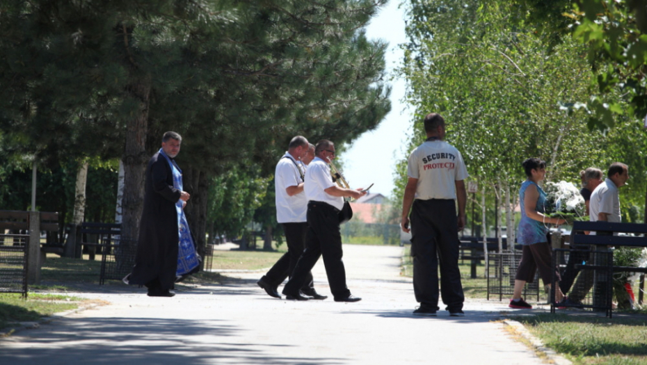 Anđela Mančić, Miloš Stanojković, sahrana