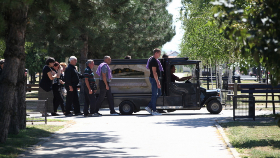 Anđela Mančić, Miloš Stanojković, sahrana