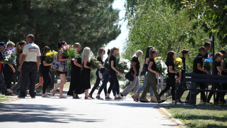 Anđela Mančić, Miloš Stanojković, sahrana