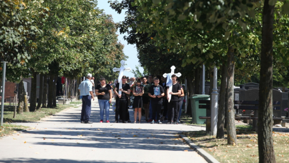 Anđela Mančić, Miloš Stanojković, sahrana