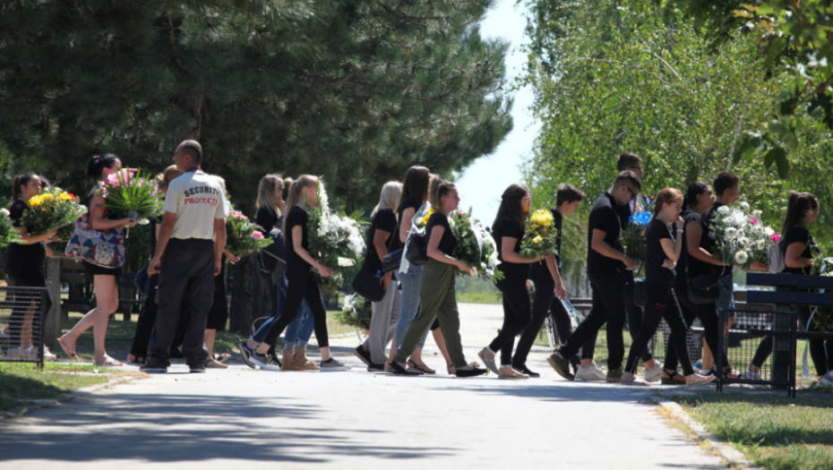 Anđela Mančić, Miloš Stanojković, sahrana