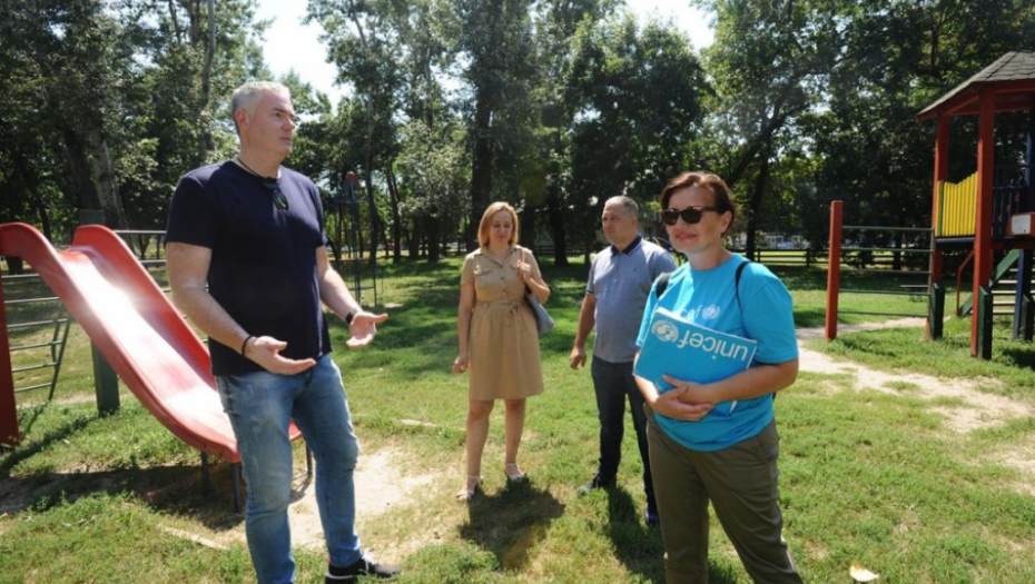 Tomaševic i UNICEF u radnoj poseti igralistu na Adi Ciganliji