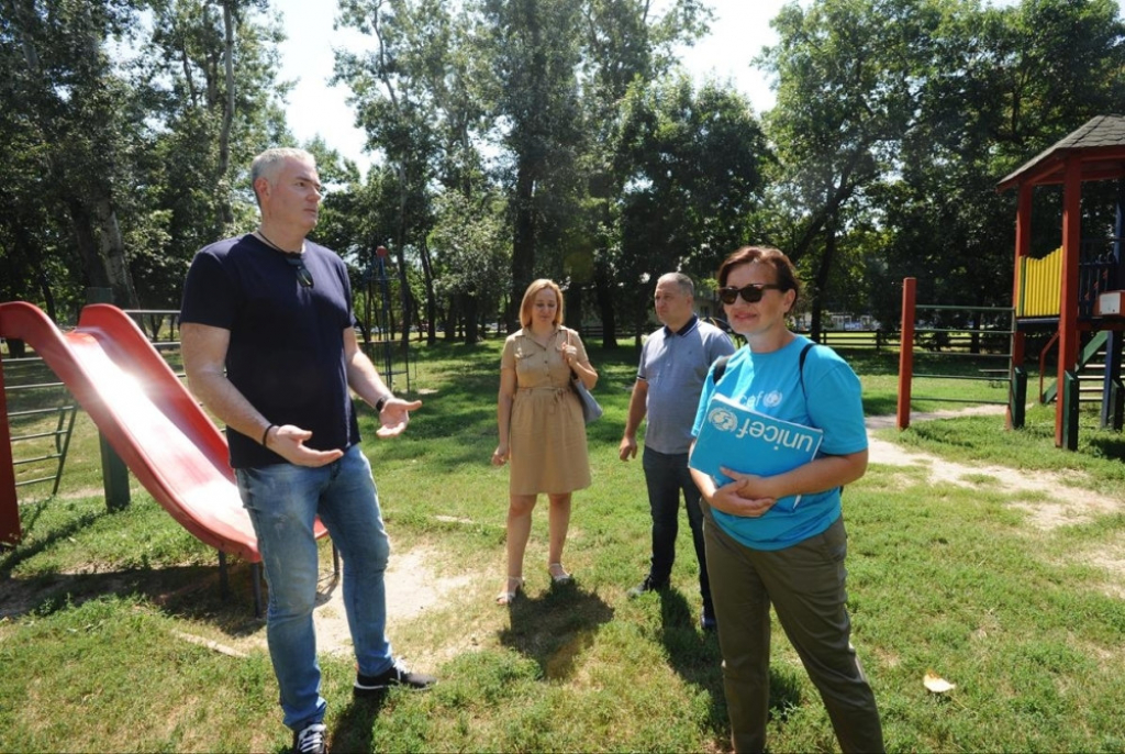Tomaševic i UNICEF u radnoj poseti igralistu na Adi Ciganliji