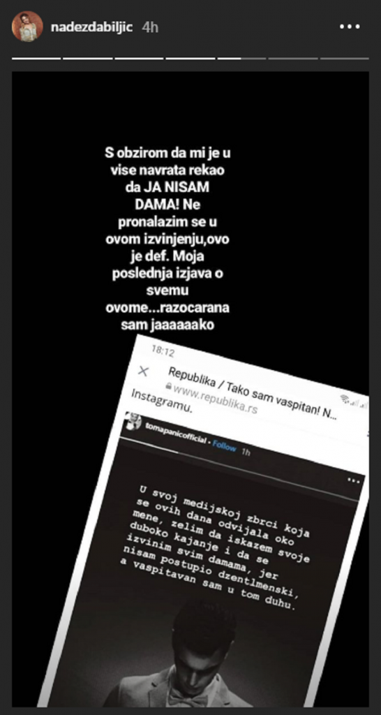 Nadežda Biljić, Toma Panić