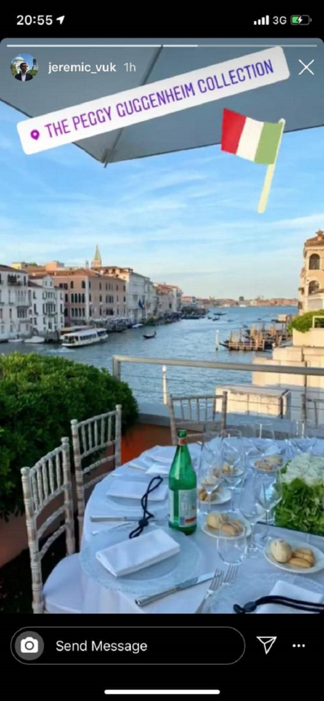 Vuk Jeremić u Veneciji