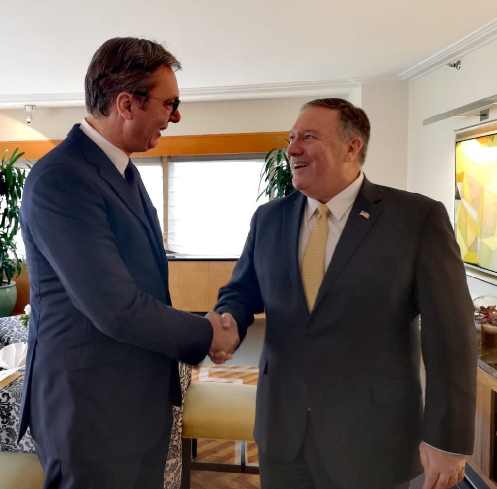 Vučić i Pompeo