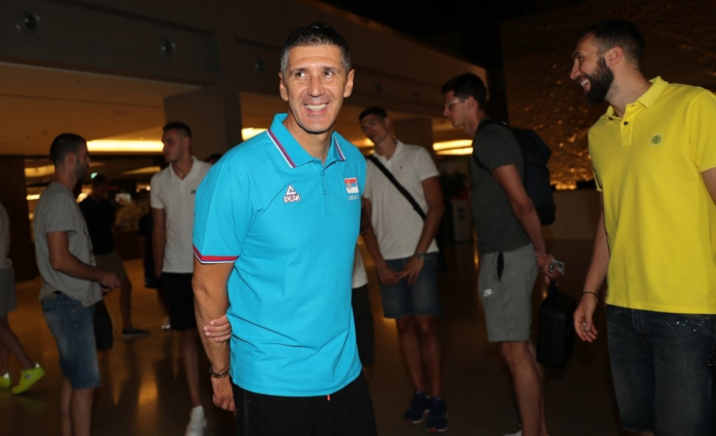 Slobodan Kovač i odbojkaši na okupljanju reprezentacije