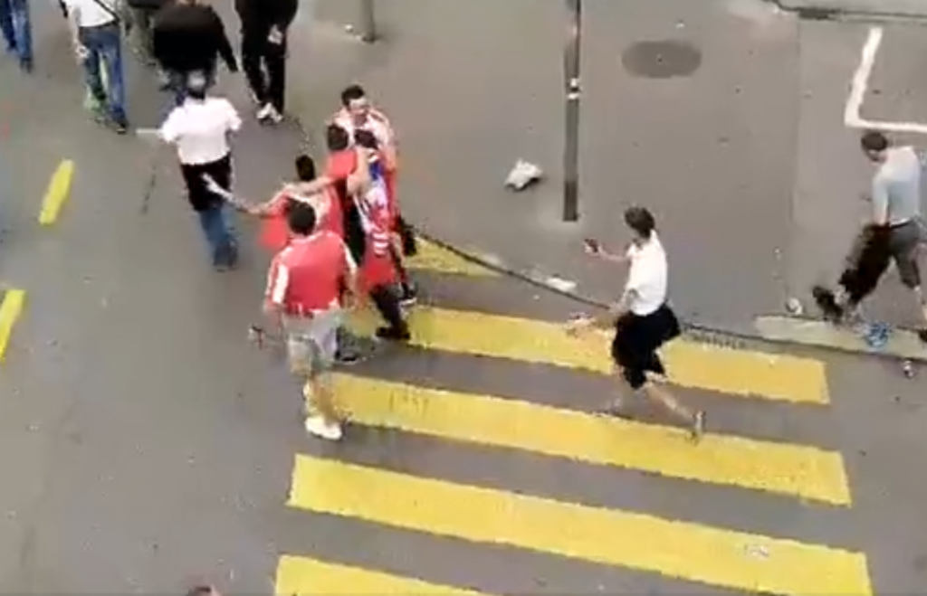 Korteo navijača Crvene zvezde