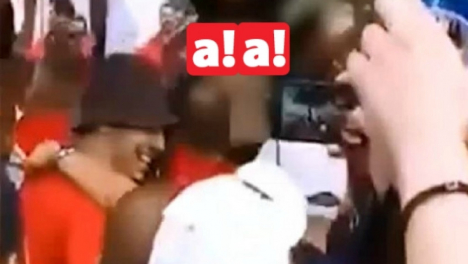 Navijačica Crvene zvezde na Bundes placu!