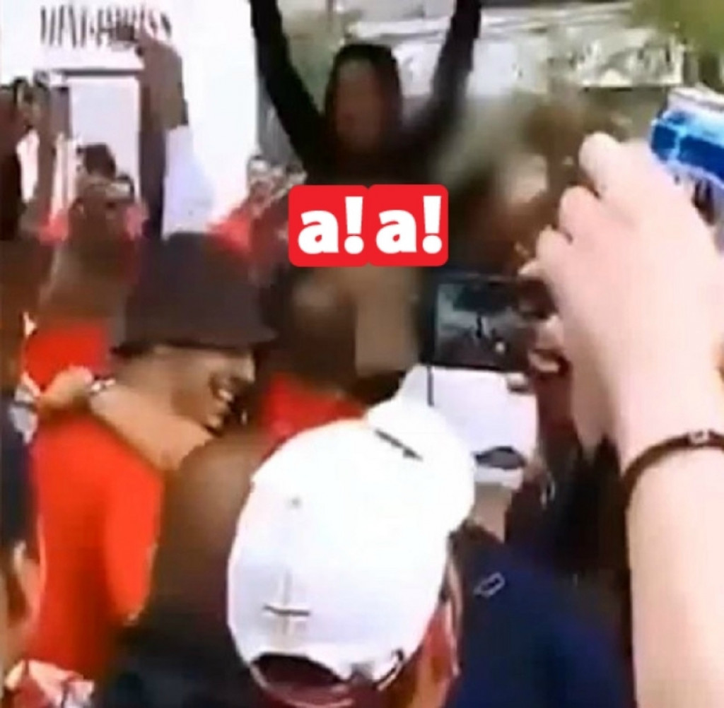 Navijačica Crvene zvezde na Bundes placu!