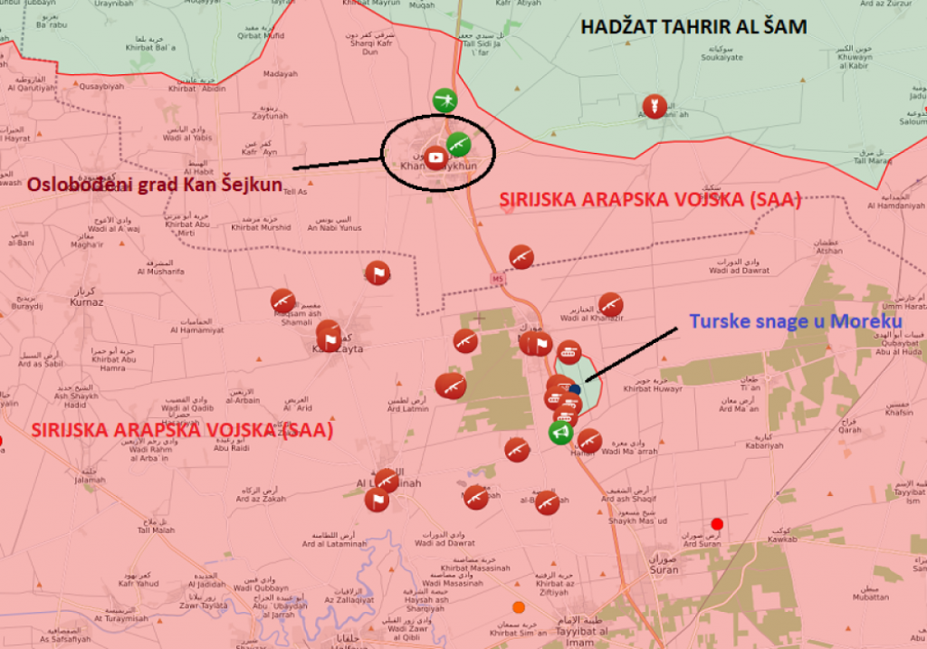Oslobađanje Kan Šejkuna i opkoljavanje Moreka