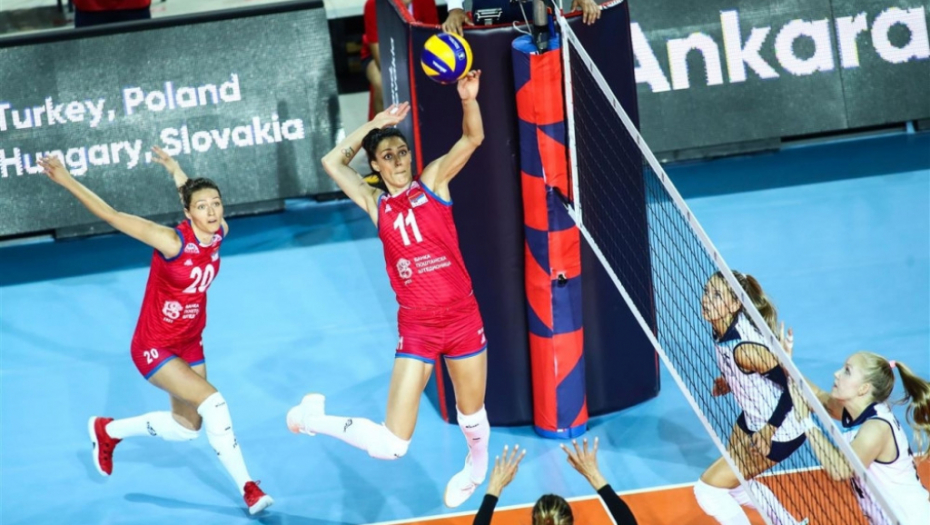 Srbija - Finska, odbojkašice Evropsko prvenstvo