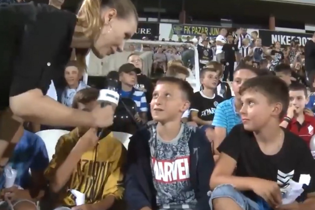 Biljana i navijači Zvezde