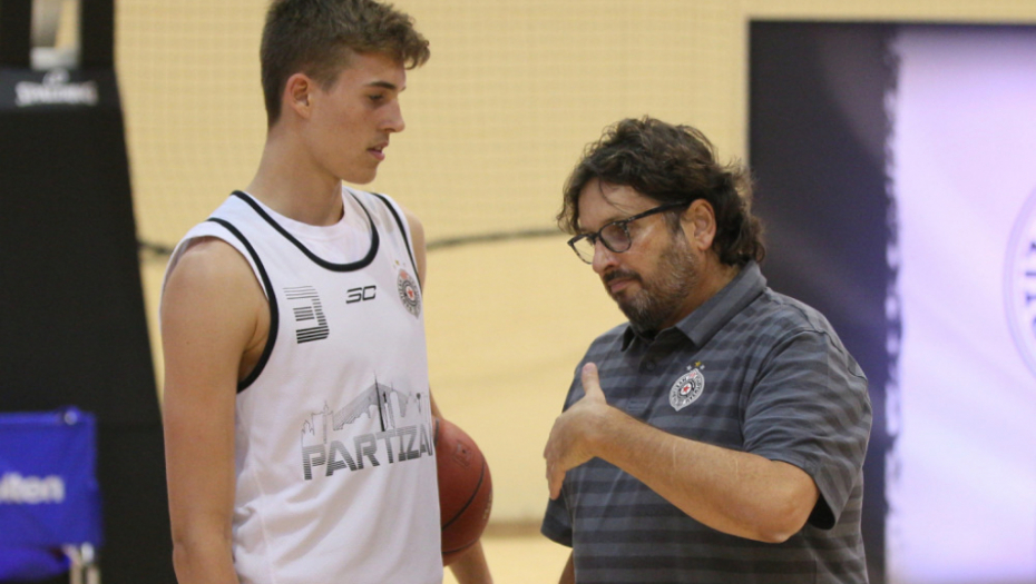 Trening košarkaša Partizana