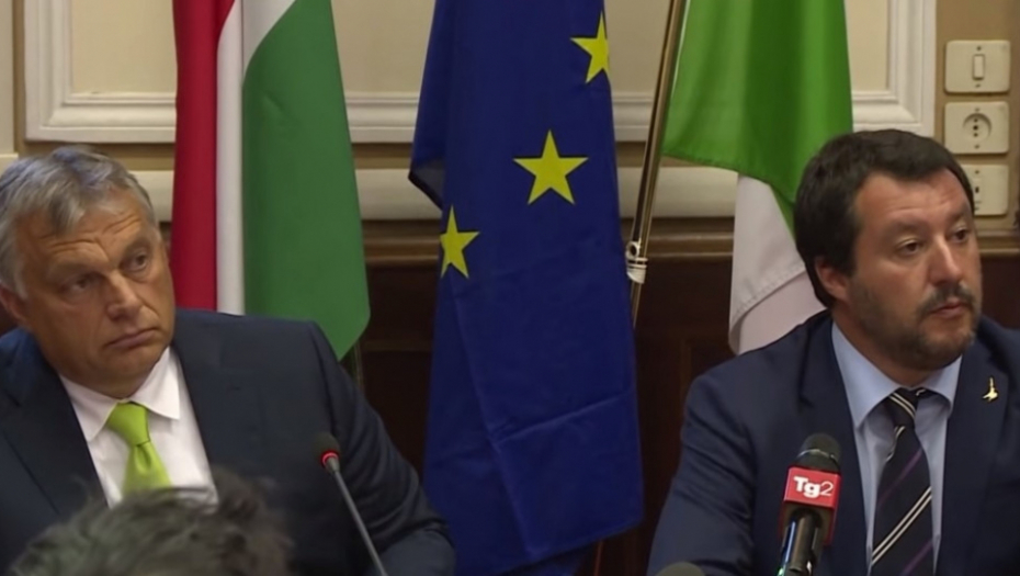 Viktor Orban, Mateo Salvini