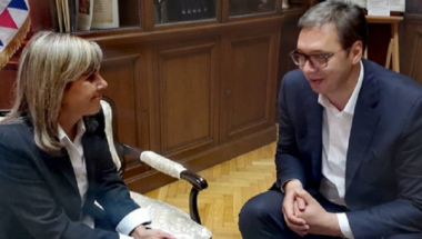 Aleksandar Vučić i Maja Pavlović