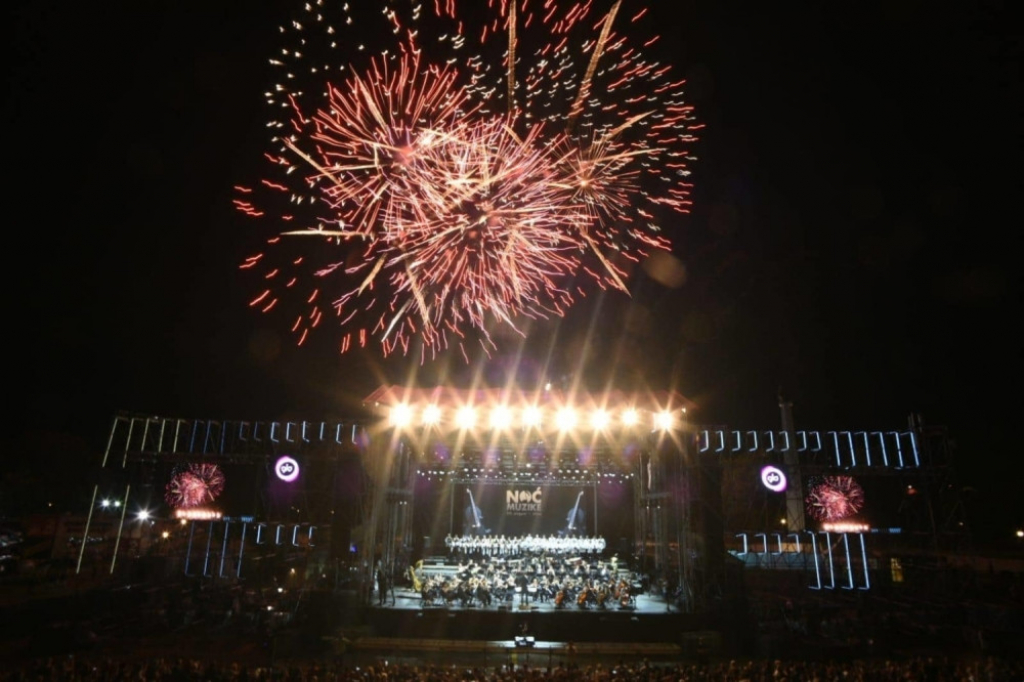 Koncert klasične muzike na Ušću