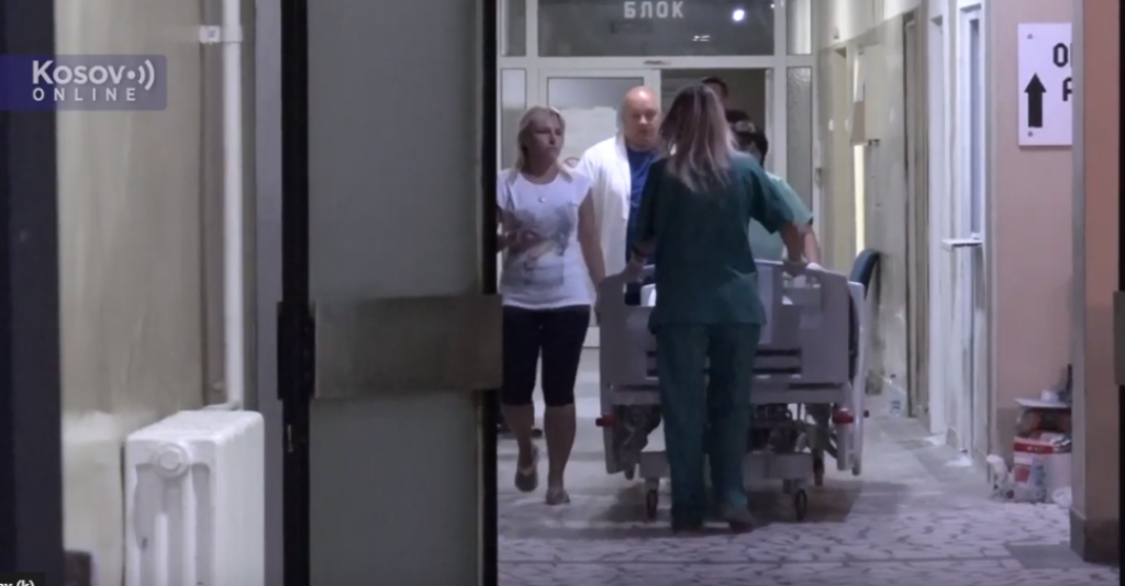 Ranjeni dečak, Kosovska Mitrovica