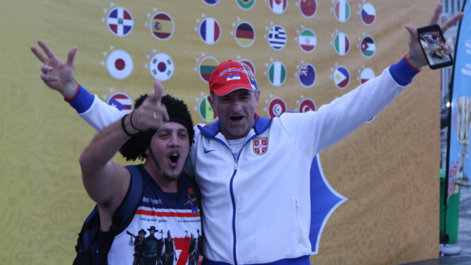 navijači Srbije pred meč sa Filipinima