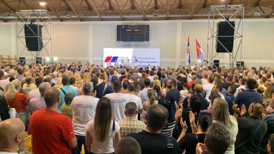 Miting SNS u Medveđi