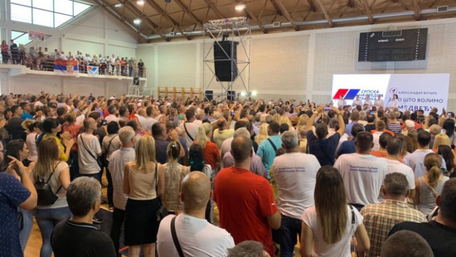 Miting SNS u Medveđi