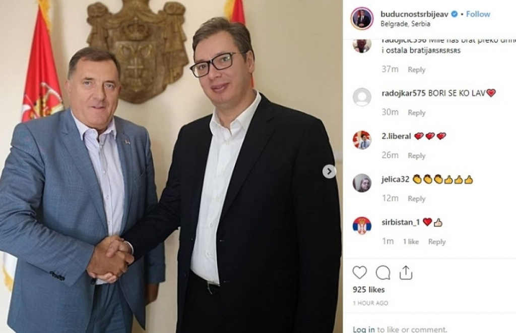 Aleksandar Vučić, Milorad Dodik