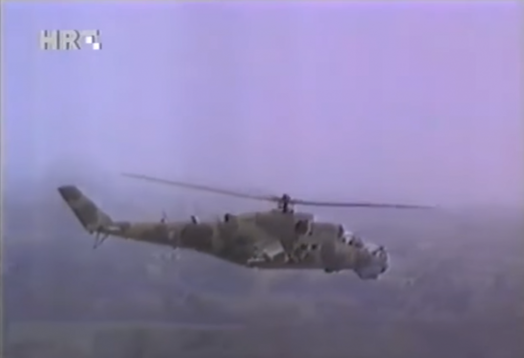 Mi-24 Hrvatska vojska, helikopter