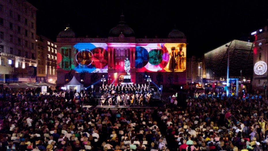 Gala koncert na beogradskom Trgu Republike