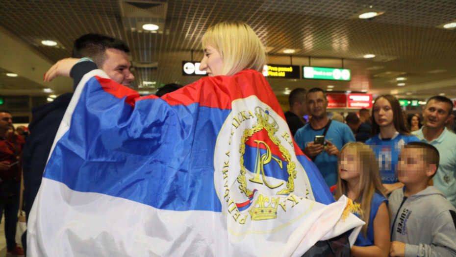 Brankica Mihajlović je izazvala oduševljenje na aerodromu