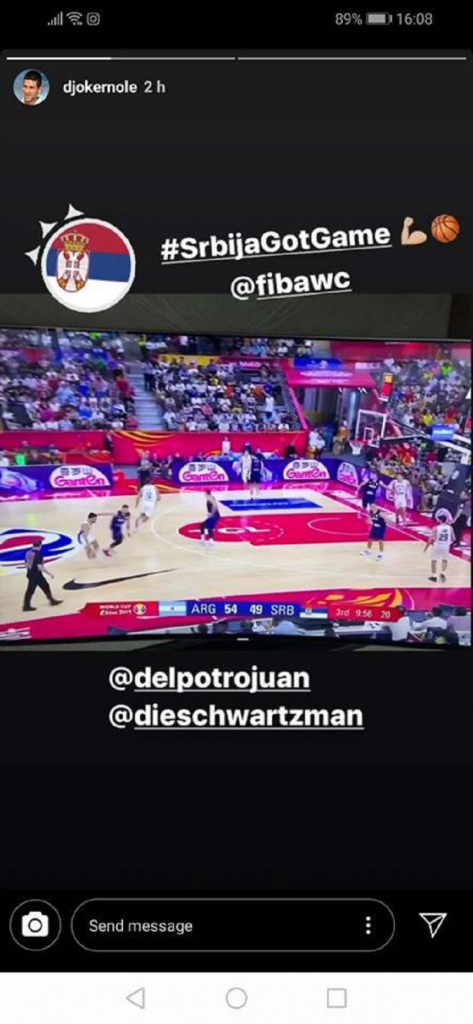 Đokovićeva podrška 