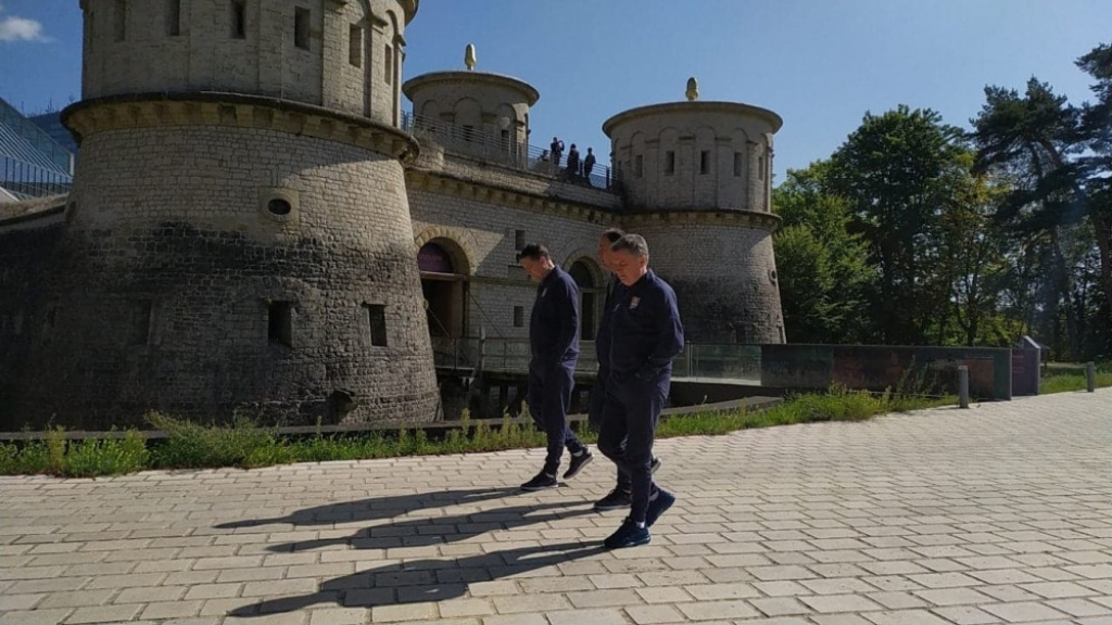 Fudbalska reprezentacija u šetnji u Luksemburgu