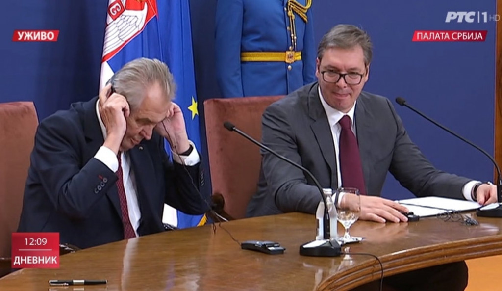 Konferencija Vučić - Zeman