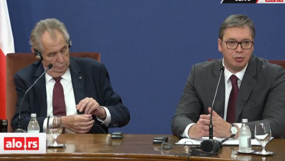 Aleksandar Vučić, Miloš Zeman