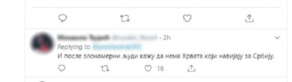 Vojislav Šešelj, Tvit, komenatari