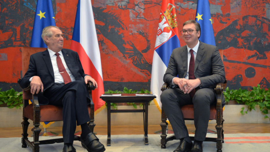Miloš Zeman i Aleksandar Vučić