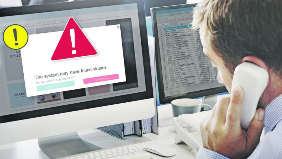 Virus, kompjuter, bag