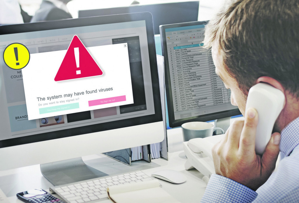 Virus, kompjuter, bag